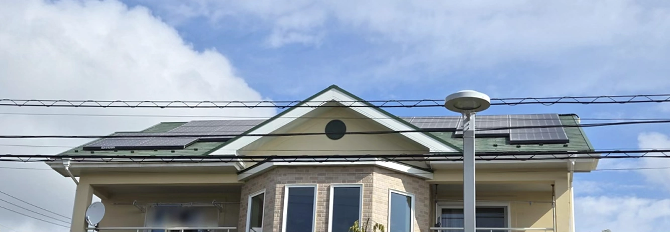 既設の太陽光パネル（2012年に設置）