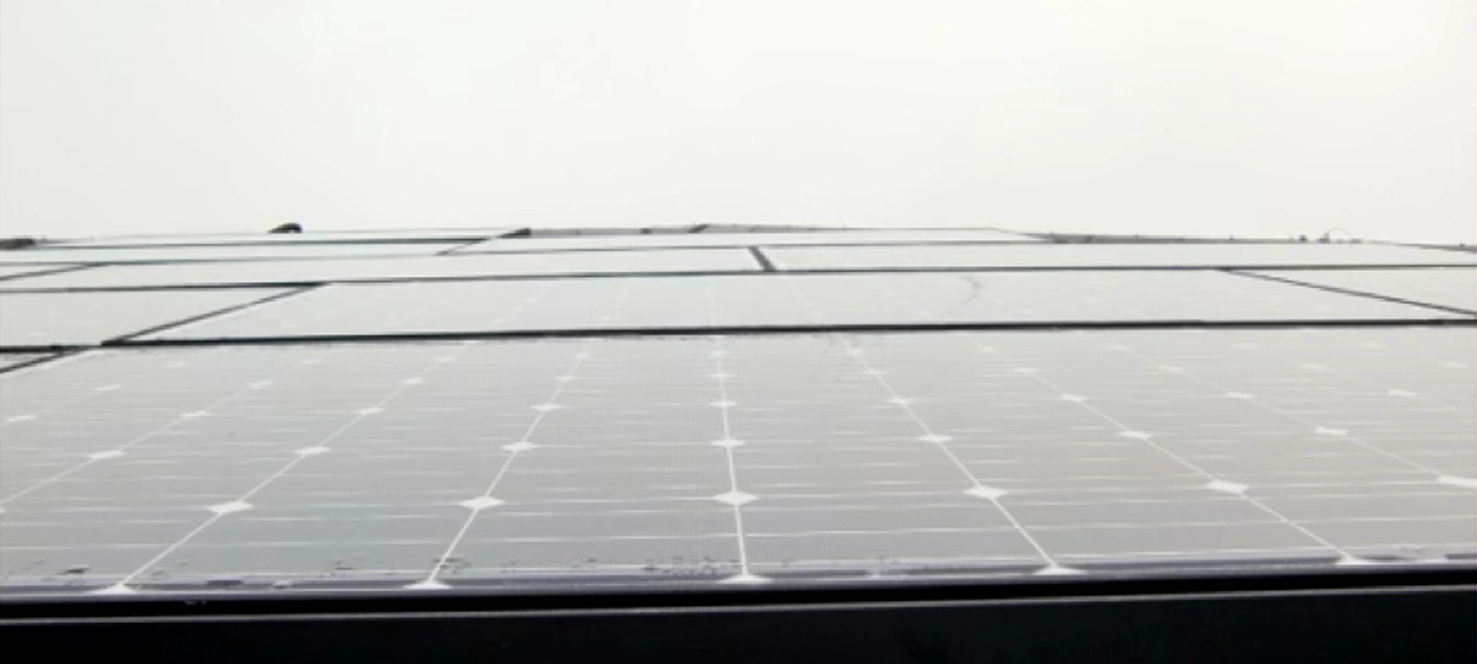 既設の太陽光パネル（2012年に設置）